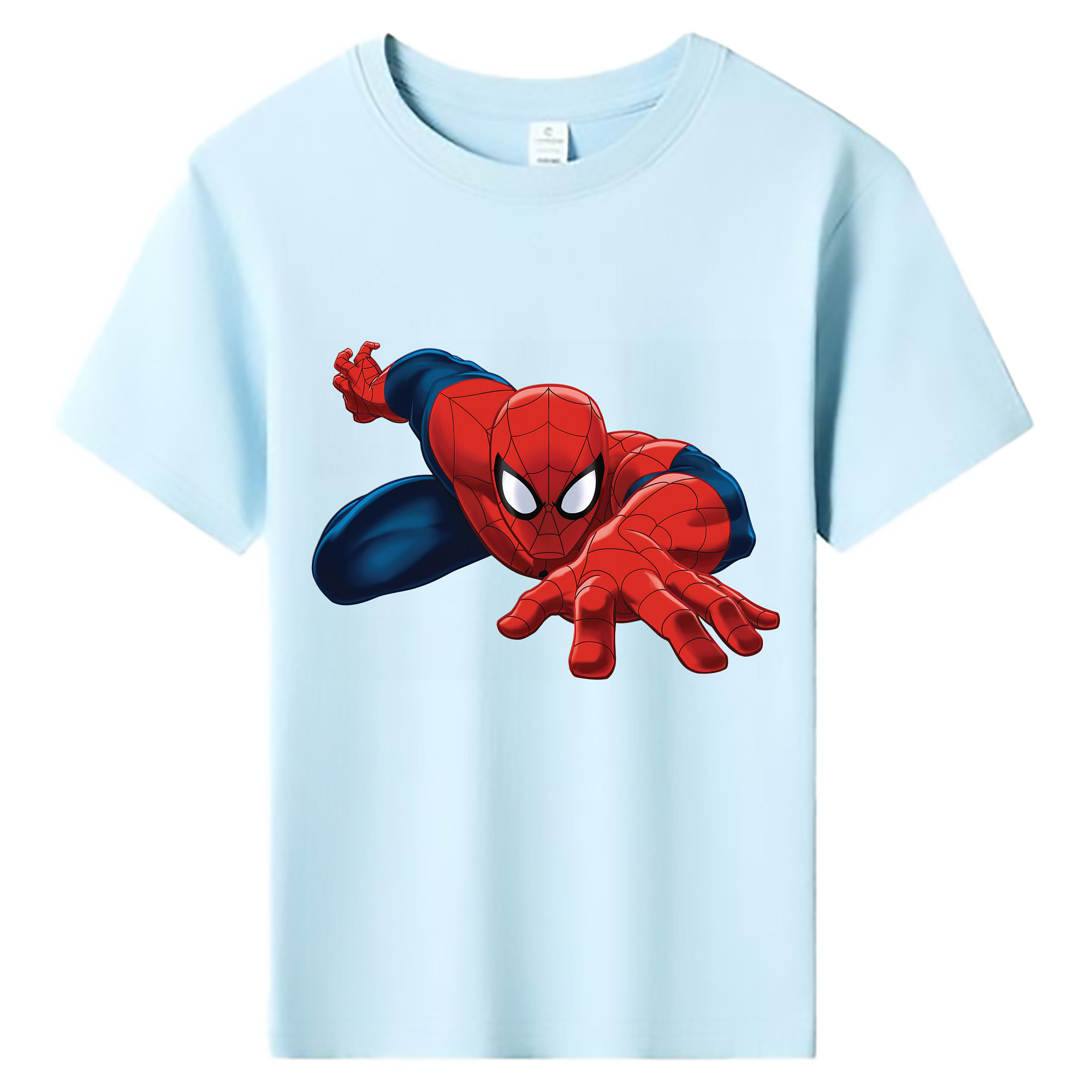 （画像用） Spider Man スパイダーマン 綿100％キッズTシャツ（フロントプリント）